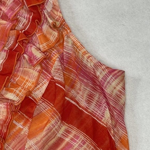 🚨10 / $20 🚨 Lane Bryant Women’s 18/20 Ruffle Neck Sleeveless Blouse Top - Picture 9 of 12